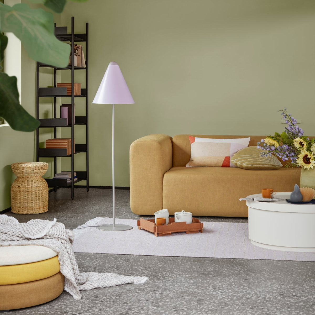 Broste Copenhagen Pond Pouf Small-Beaumonde