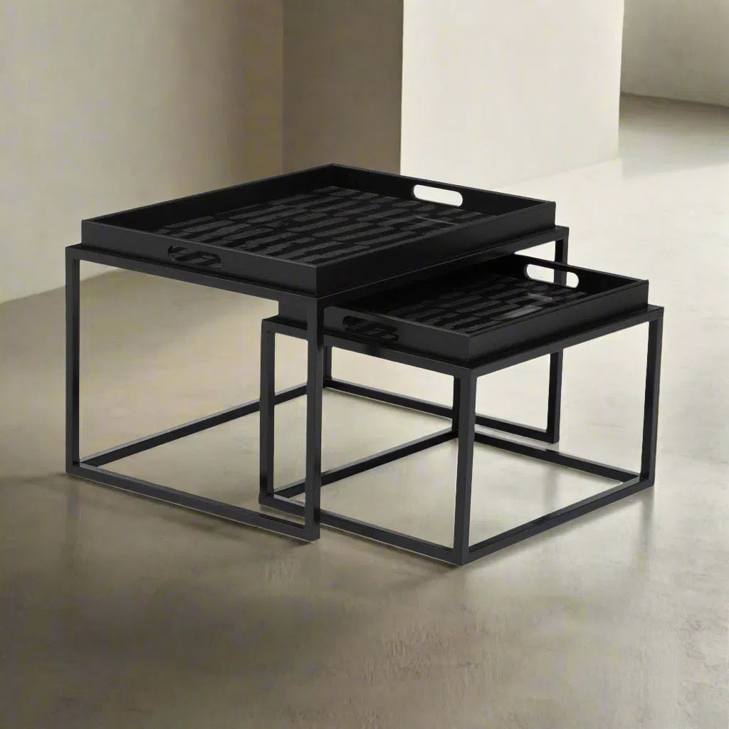 Beaumonde Home Selina Set Of Two Nesting Tables-Beaumonde