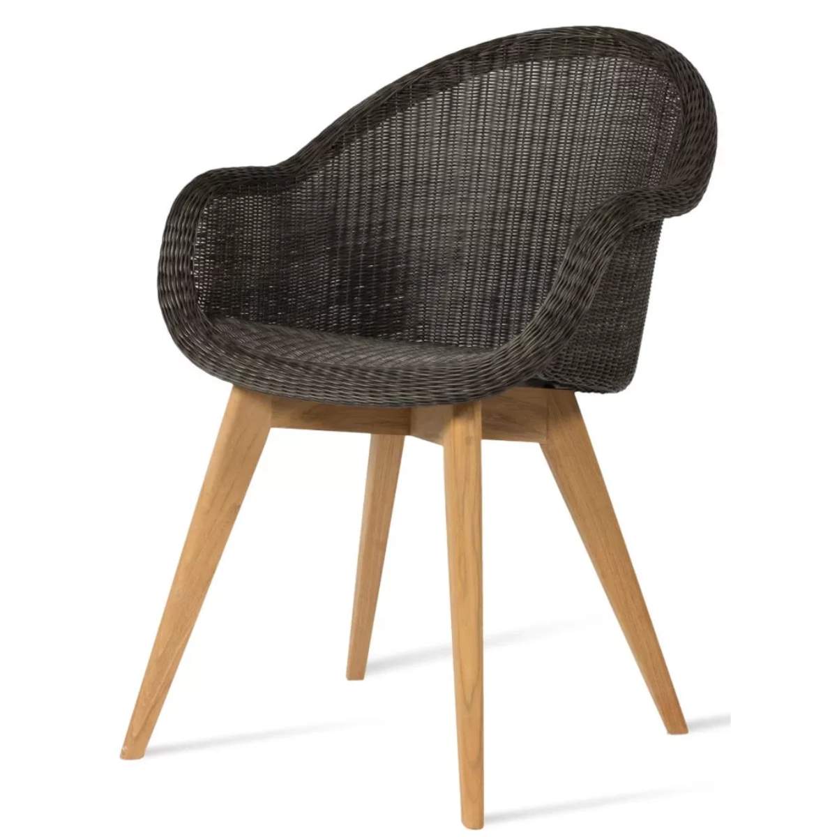 Vincent Shepherd Edgard Outdoor Dining Chair Teak Base
