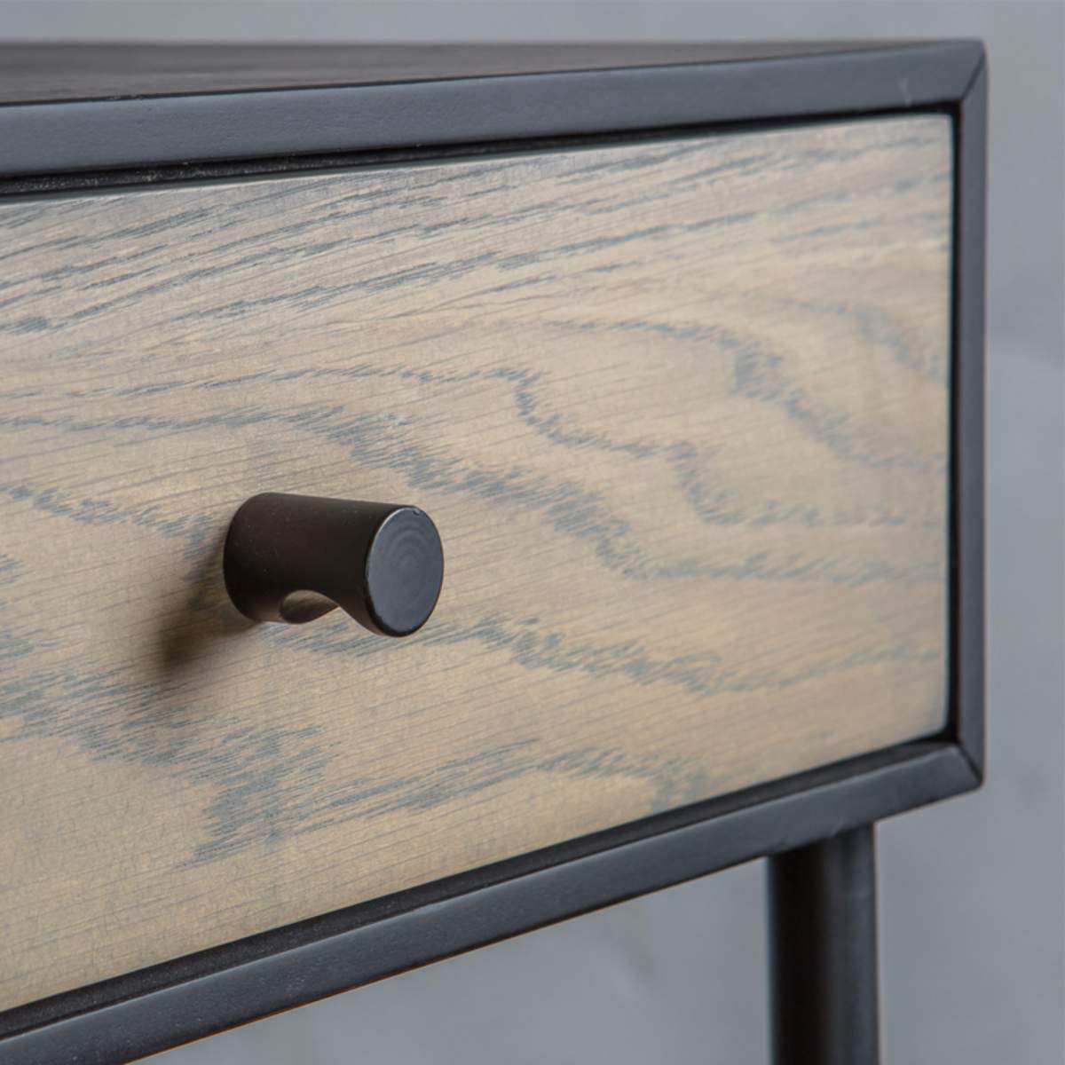 Gallery Direct Carbury 1 Drawer Bedside Table 400x400x500mm