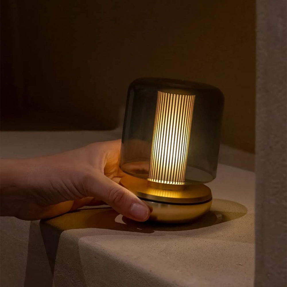 Humble Firefly Rechargeable Table Light Smoked/Gold