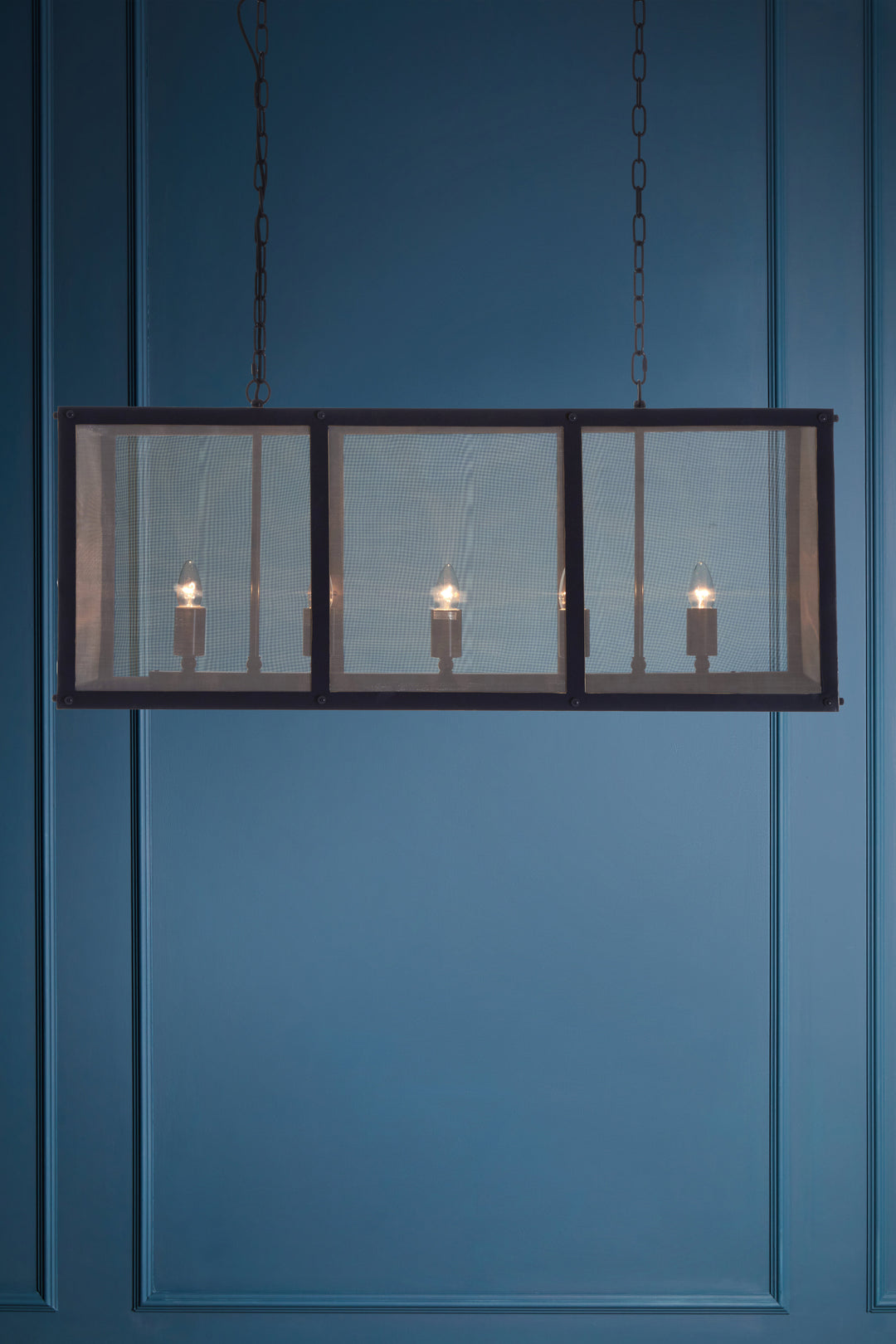 Beaumonde Home Hampstead Black Finish Wide Pendant Light With Hints Of Gold 1