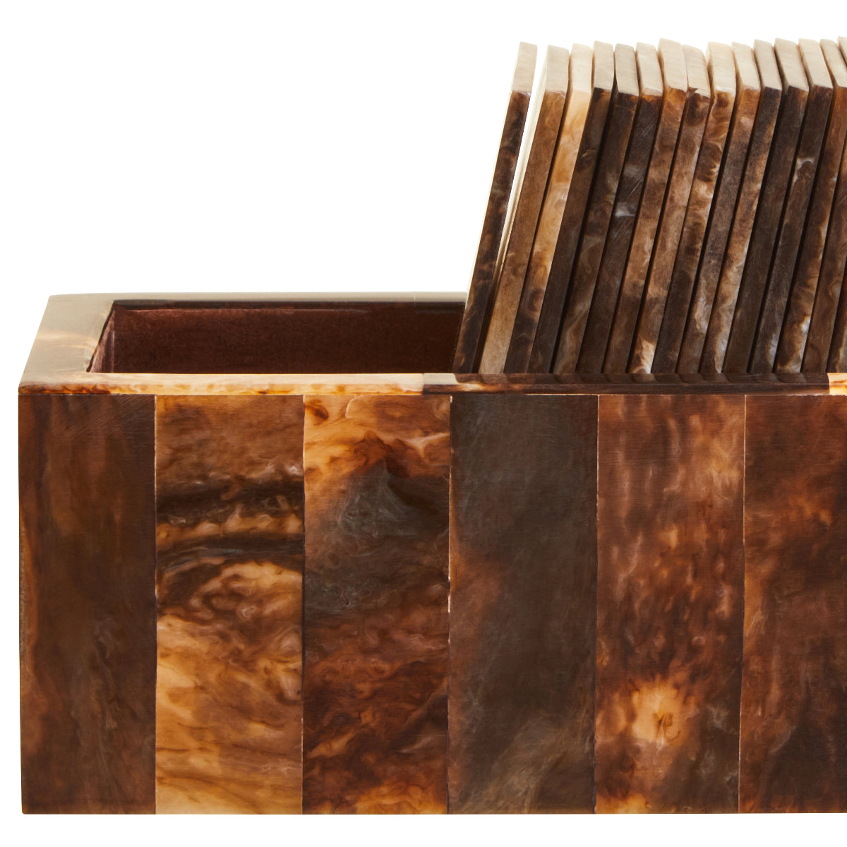 Beaumonde Home Churchill Games Brown And Black Finish Domino Set 4