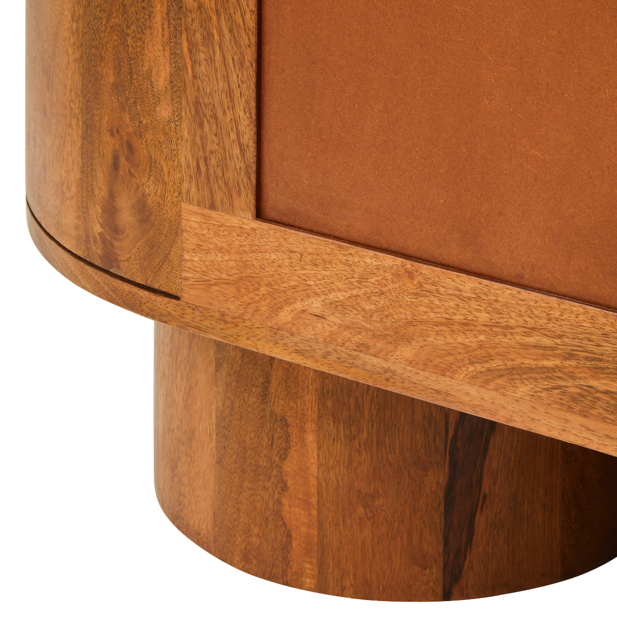 Beaumonde Home Torcino Mango Wood Carved Design Marble Top Three Door Sideboard 13