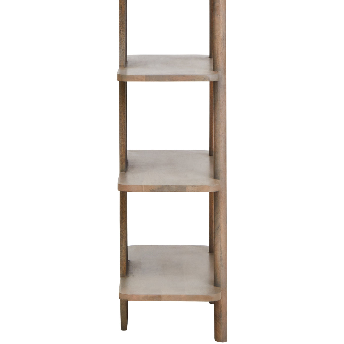 Beaumonde Home Torello 5 Tier Grey Mango Wood Shelf Unit 18