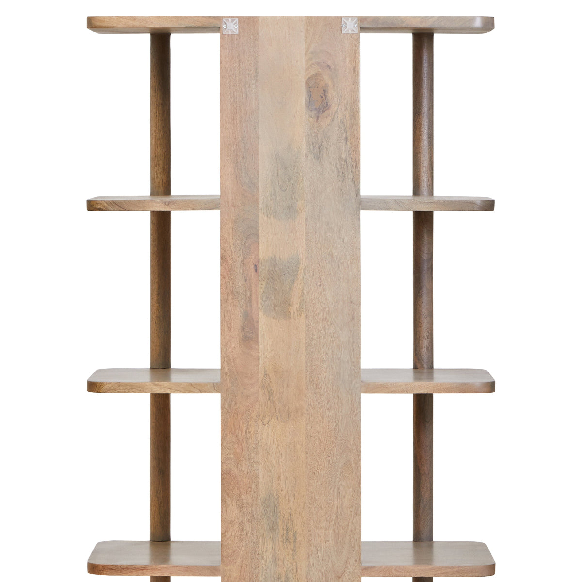 Beaumonde Home Torello 5 Tier Grey Mango Wood Shelf Unit 17