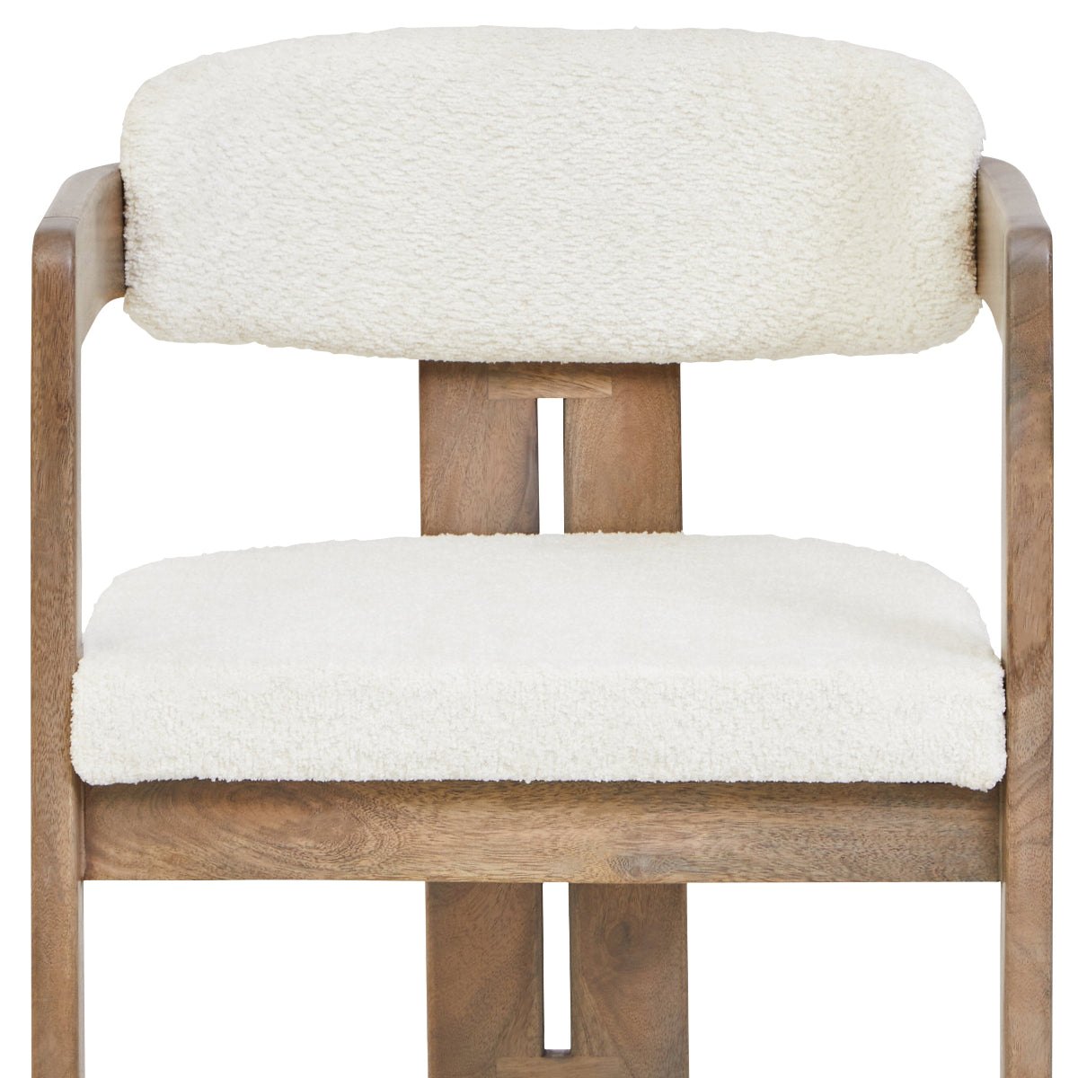 Beaumonde Home Torello Grey Mango Wood Chair 22