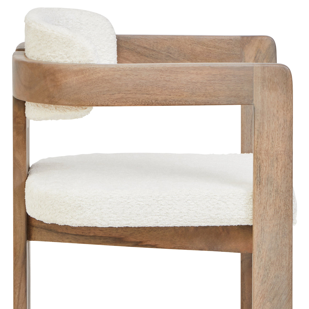 Beaumonde Home Torello Grey Mango Wood Chair 20