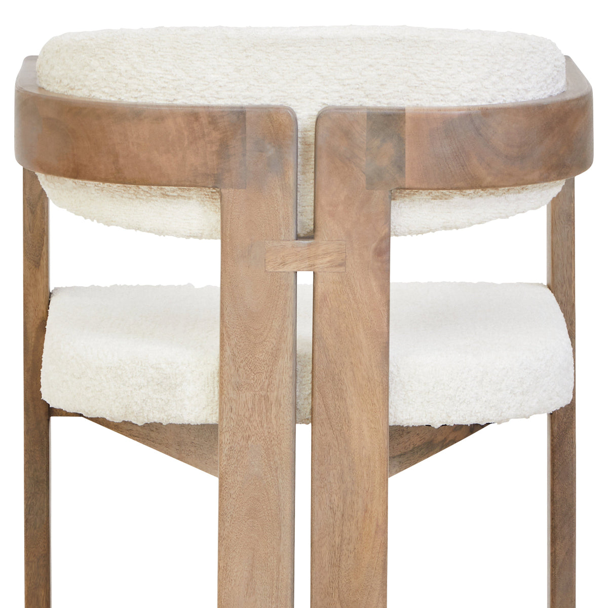 Beaumonde Home Torello Grey Mango Wood Chair 19