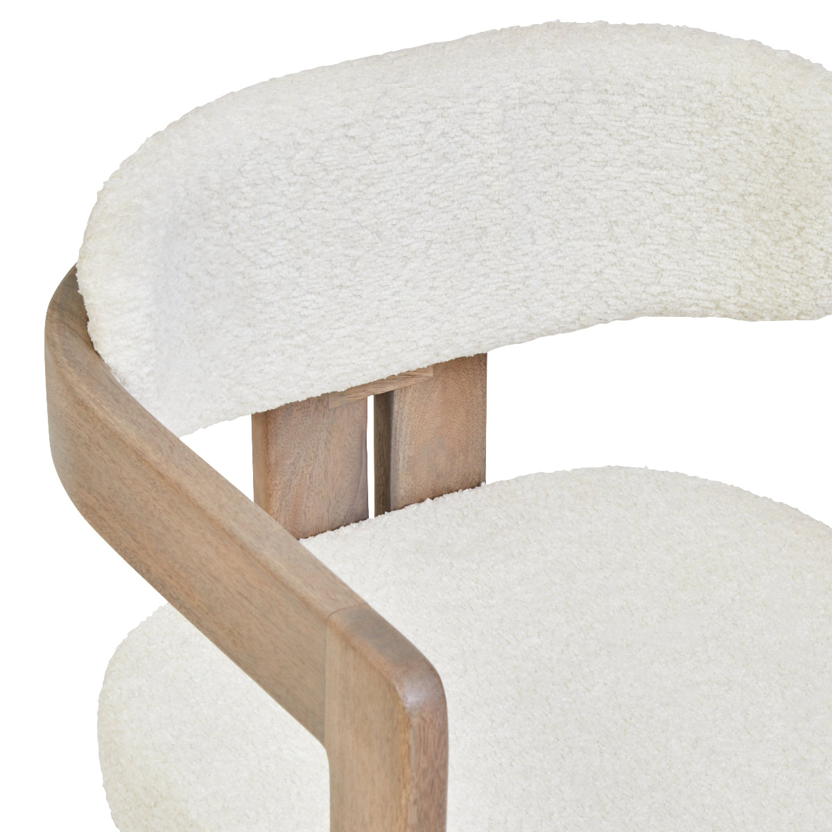 Beaumonde Home Torello Grey Mango Wood Chair 17