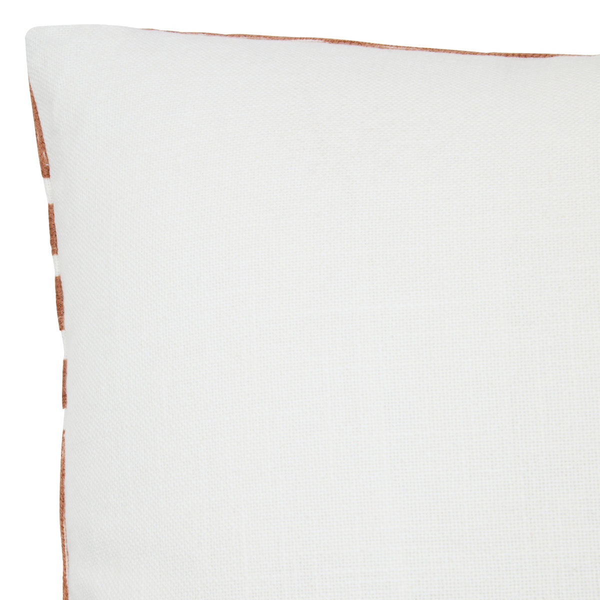 Beaumonde Home Bosie Ozella Natural And Terracotta Square Cushion 8
