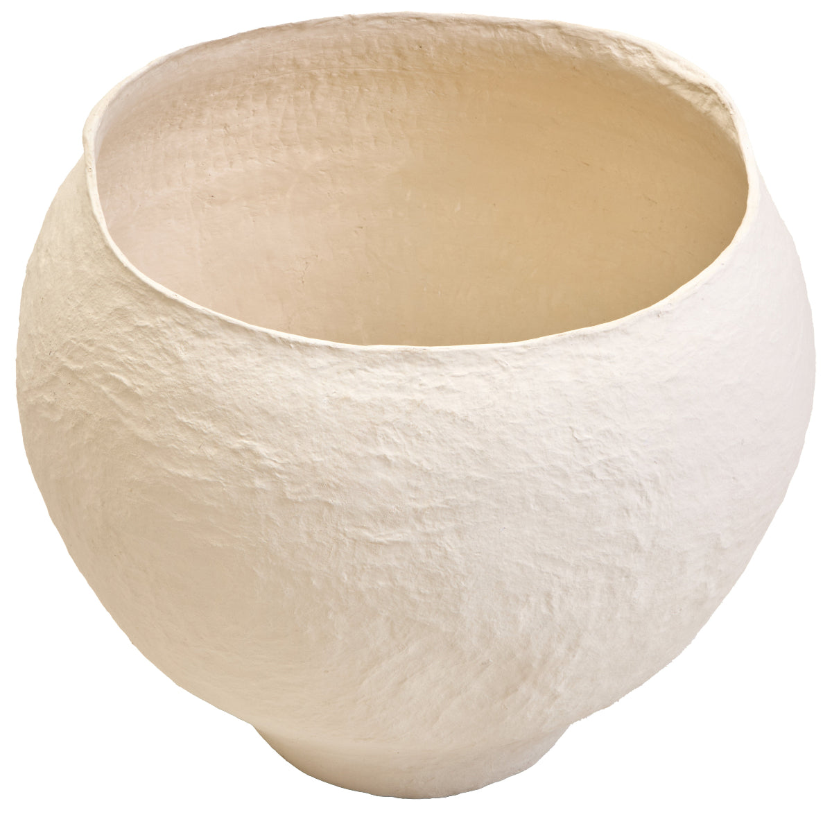 Beaumonde Home Sanai Cotton Mache Large Beige Planter 9