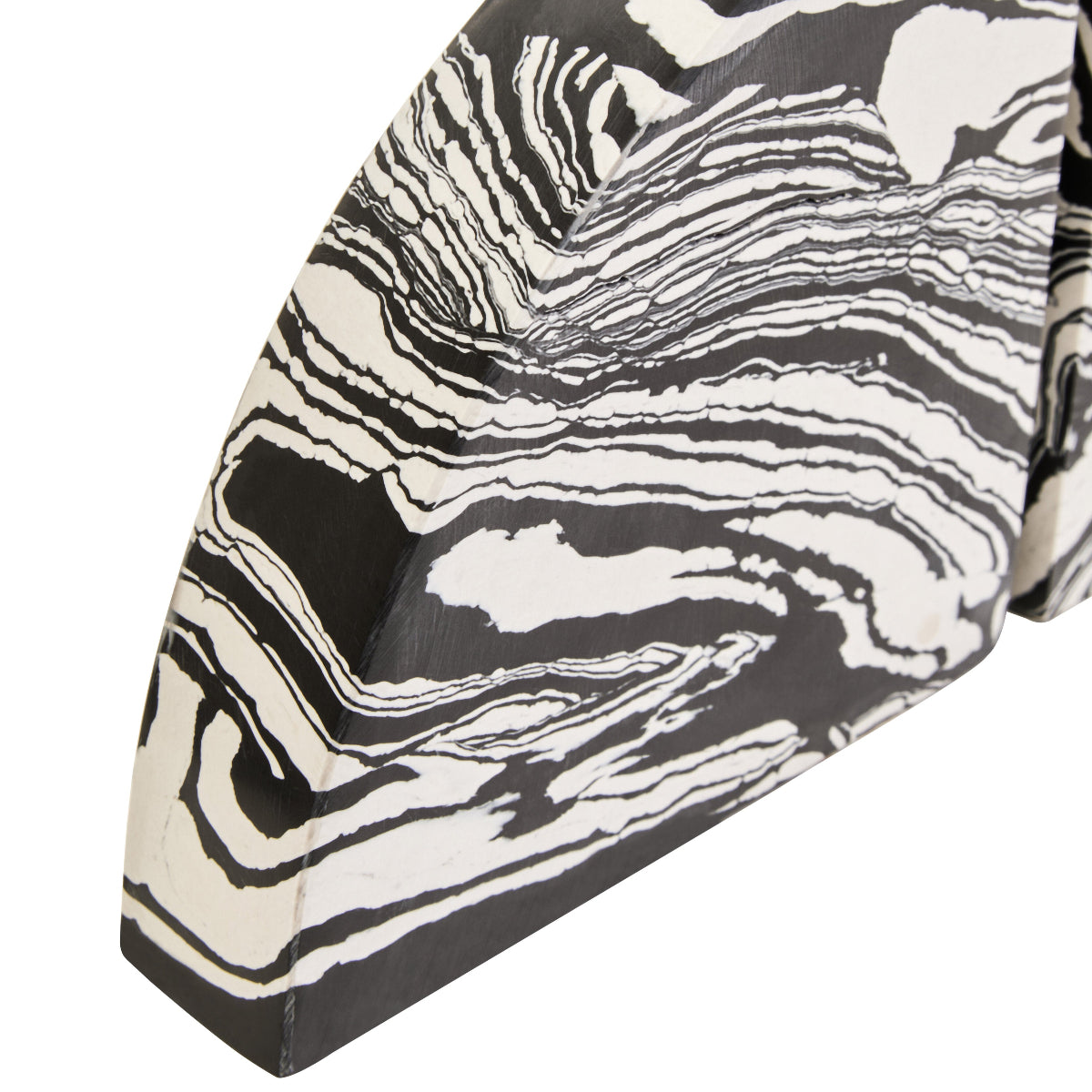 Beaumonde Home Helsa Black And White Marble Set Of Two Bookends 2