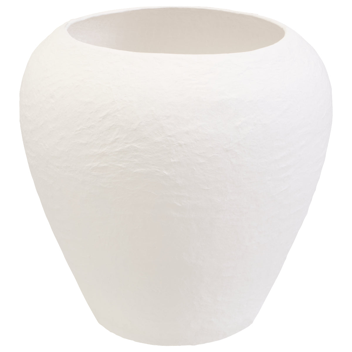 Beaumonde Home Sanai Cotton Mache Large White Planter 6