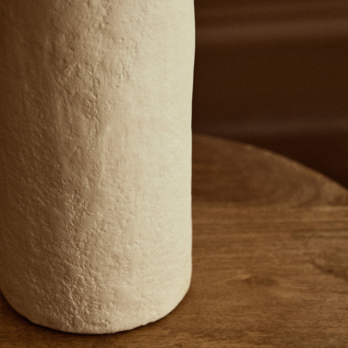 Beaumonde Home Carta 51Cm Natural Papier Mache Table Lamp With Natural Raffia Shade 2