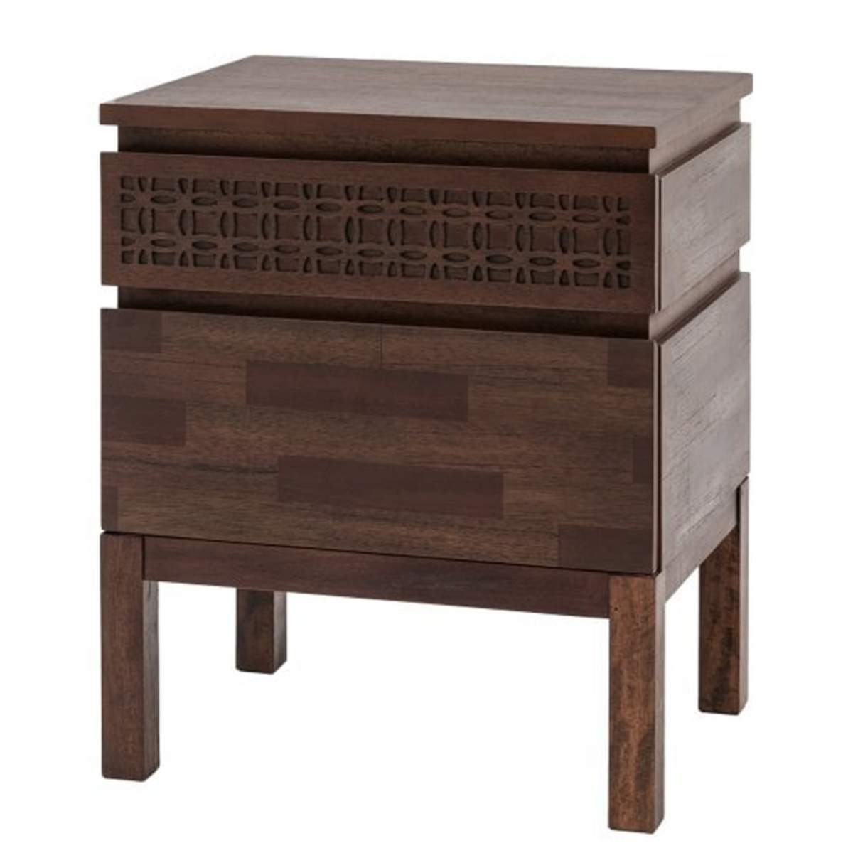 Gallery Direct Boho Retreat Bedside 2 Drawer Chest 500x400x600mm