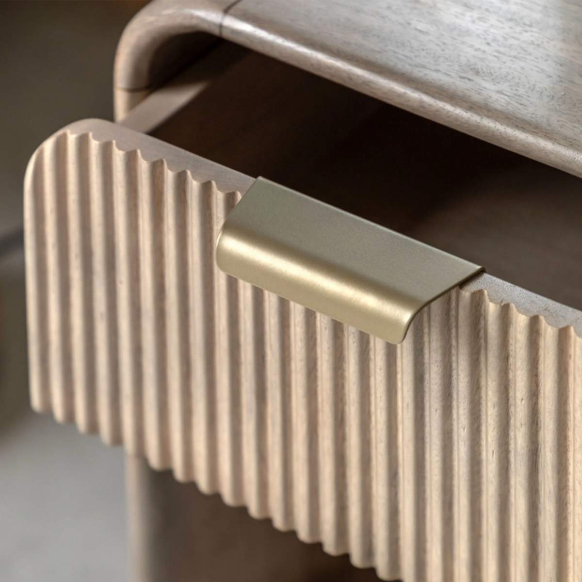 Gallery Direct Colonna 1 Drawer Bedside 350x400x550mm