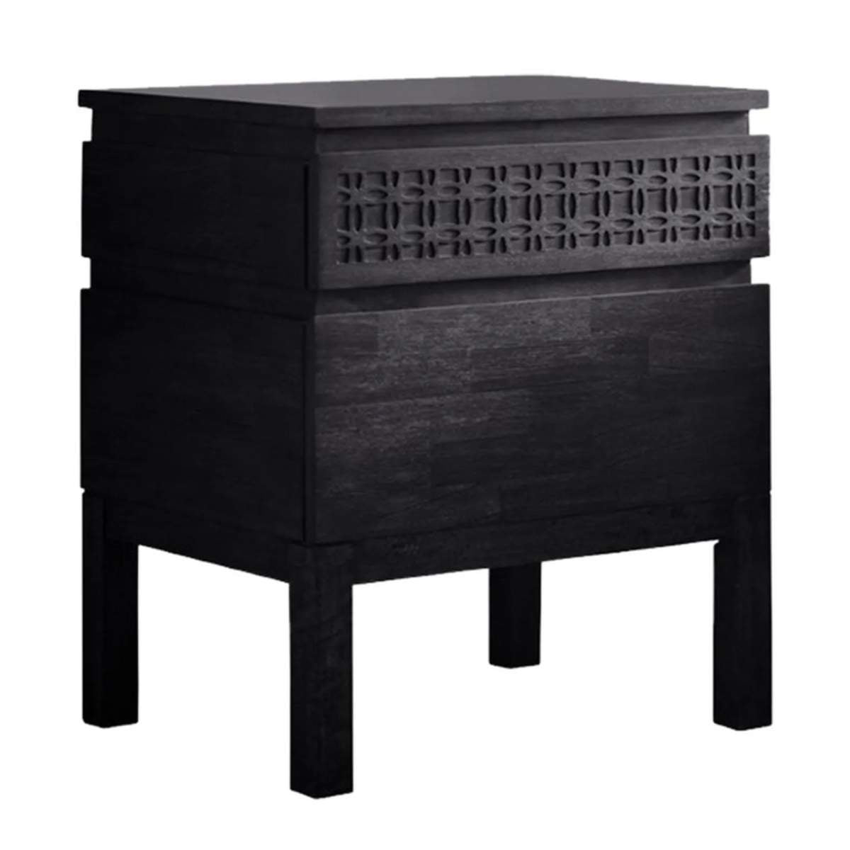 Gallery Direct Boho Boutique Bedside 2 Drawer Chest 500x400x600mm