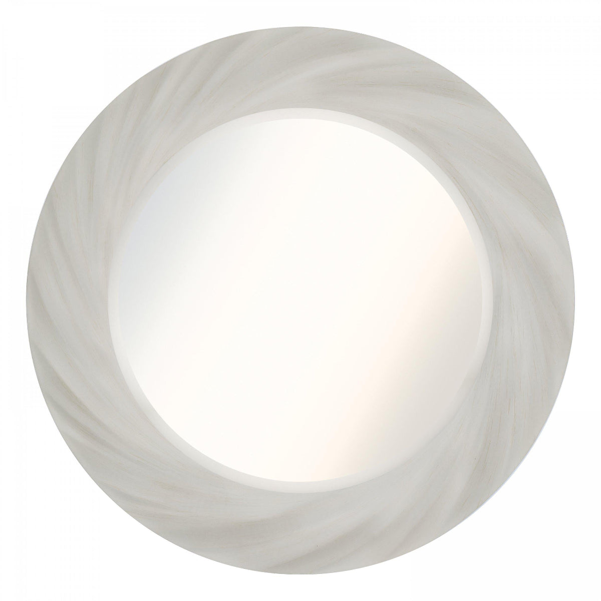 Gallery Direct Barley Twist Mirror Off White 700x30x700mm