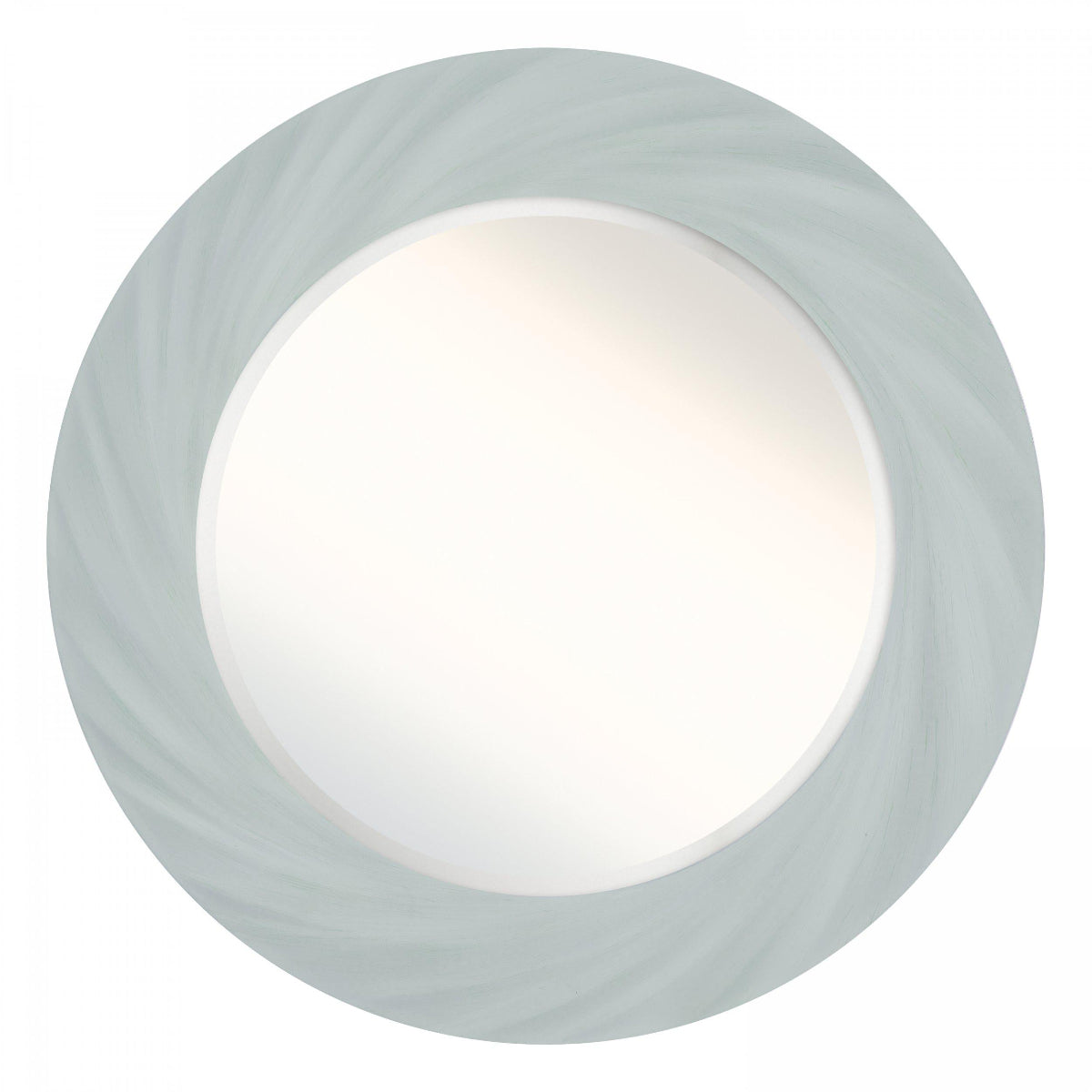 Gallery Direct Barley Twist Mirror Soft Blue 700x30x700mm