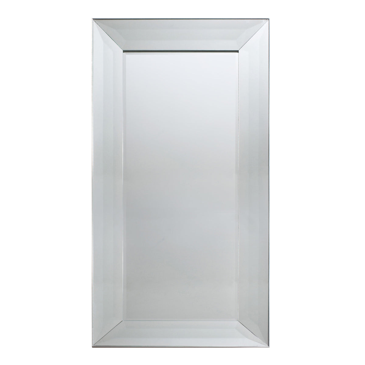 Gallery Direct Ferrara Leaner Mirror Silver 1820x905mm