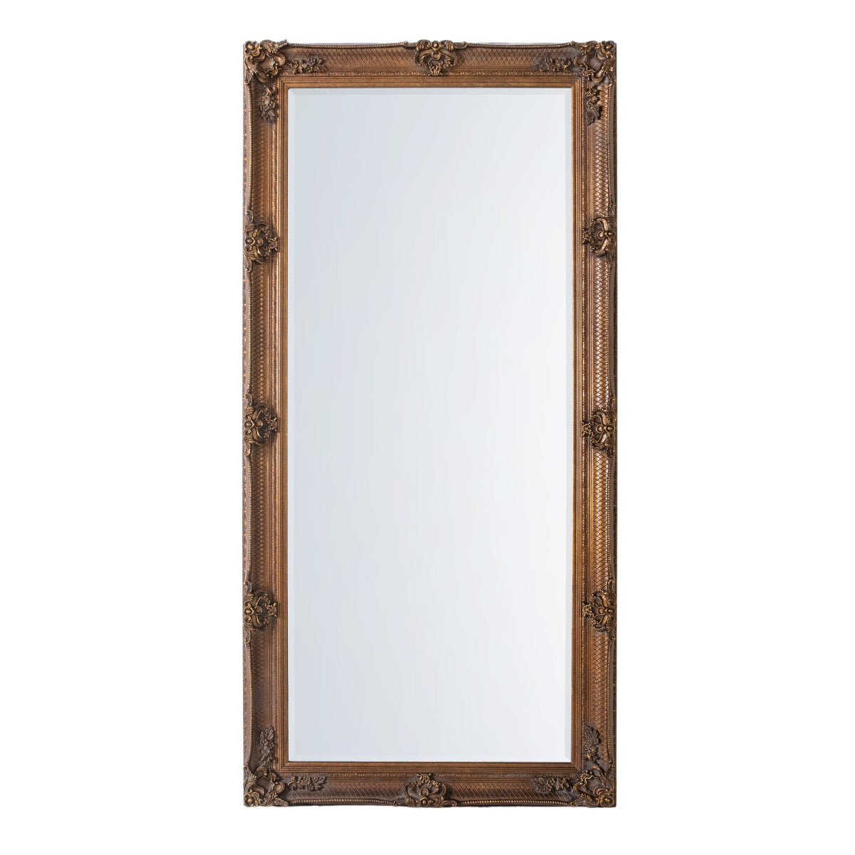 Gallery Direct Abbey Leaner Mirror Gold 1650x795mm