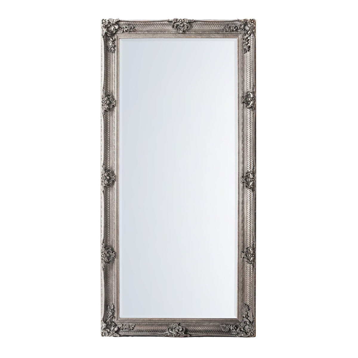 Gallery Direct Abbey Leaner Mirror Silver 1650x795mm