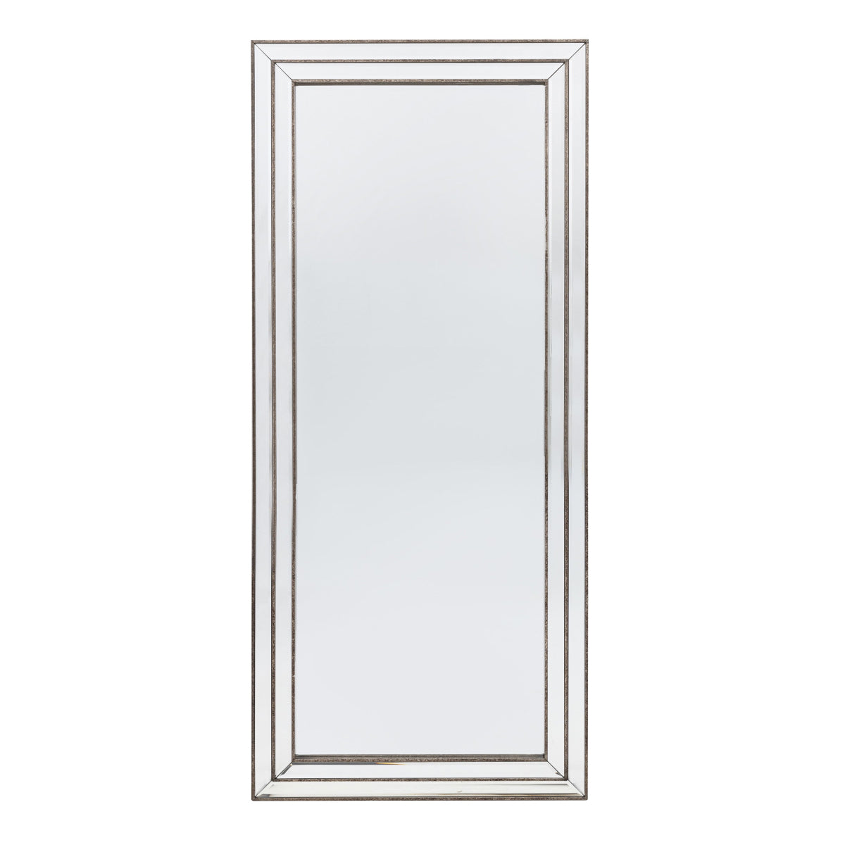 Gallery Direct Chambery Leaner Mirror Pewter 1550x685mm