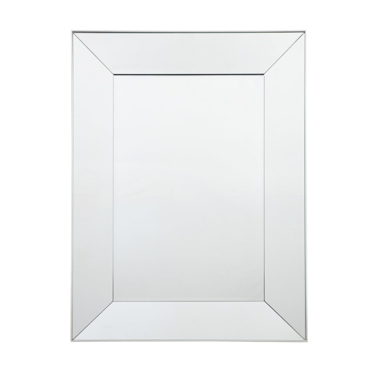 Gallery Direct Vasto Rectangle Mirror Silver 1210x910mm