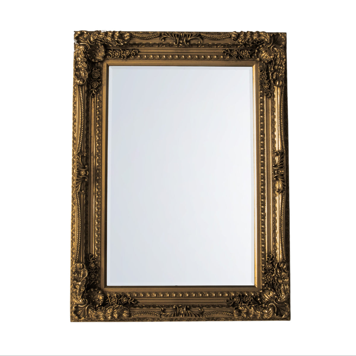 Gallery Direct Carved Louis Mirror Gold 1190x890mm