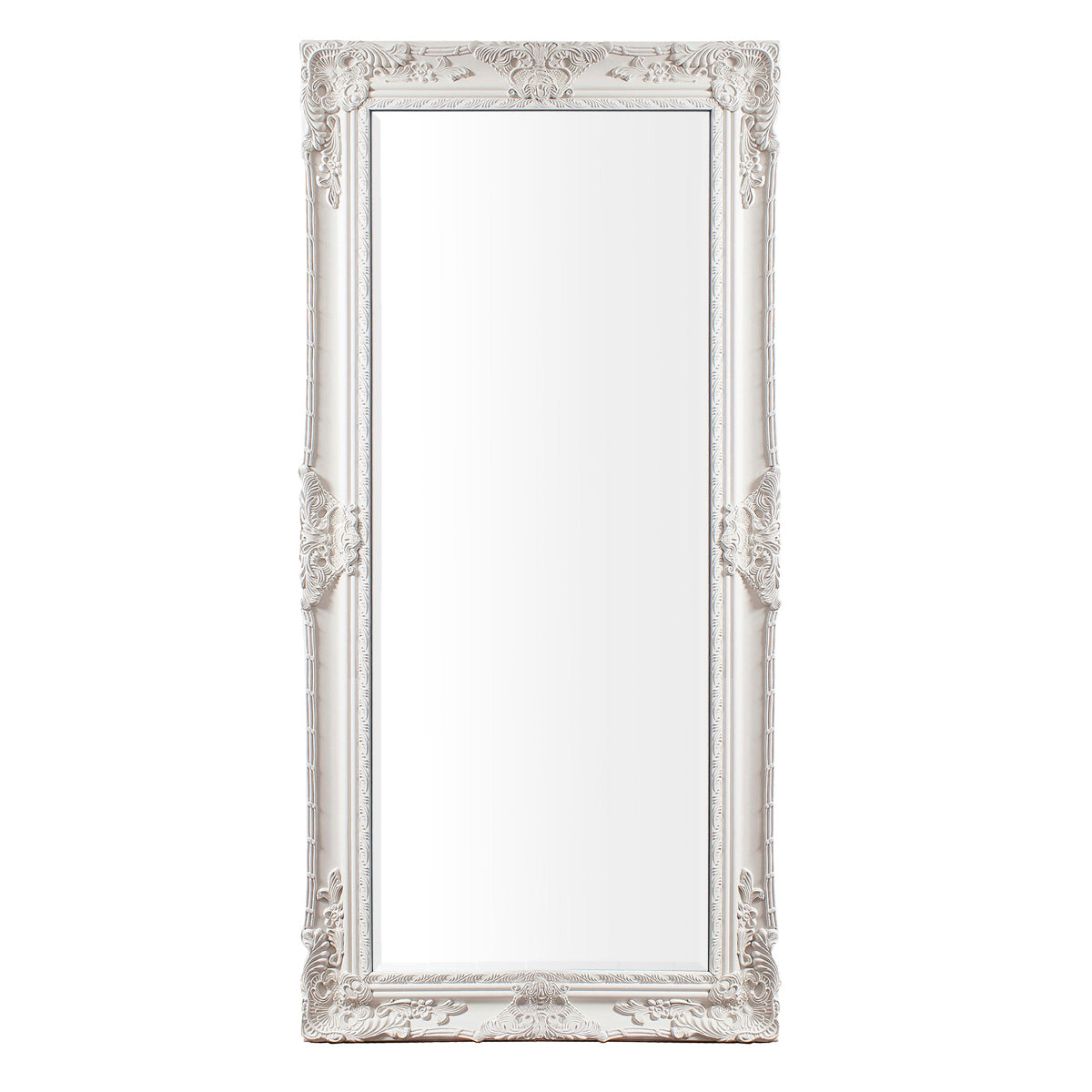Gallery Direct Hampshire Leaner Mirror Cream 1700x840mm