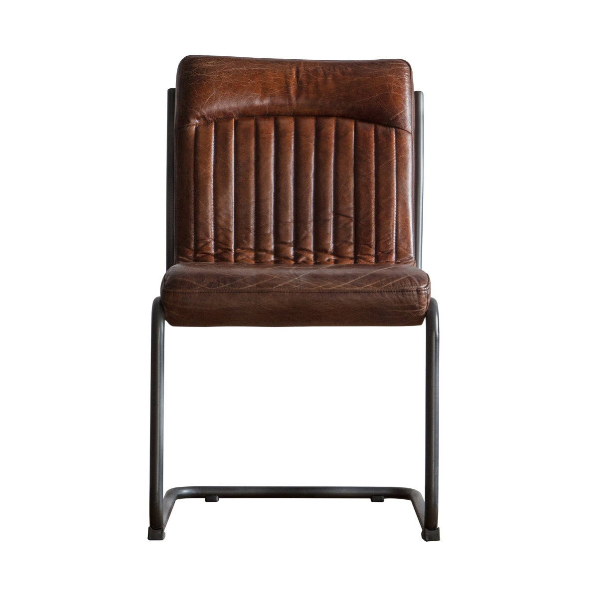 Gallery Direct Capri Leather Chair Brown 520x660x880mm