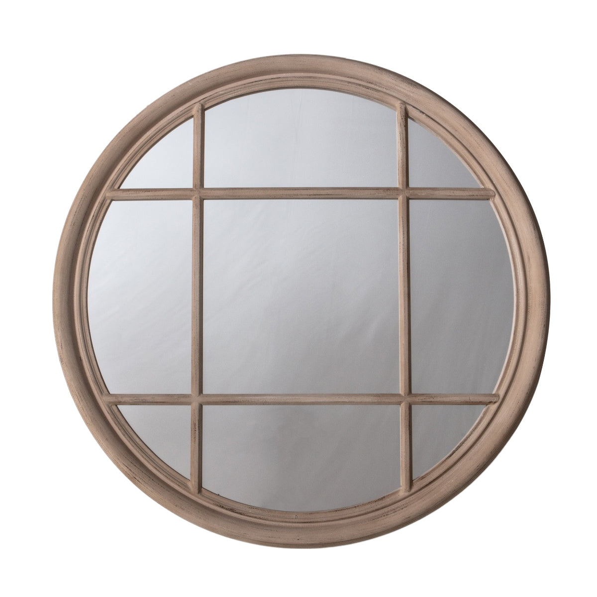 Gallery Direct Eccleston Round Mirror Clay 1000x1000mm