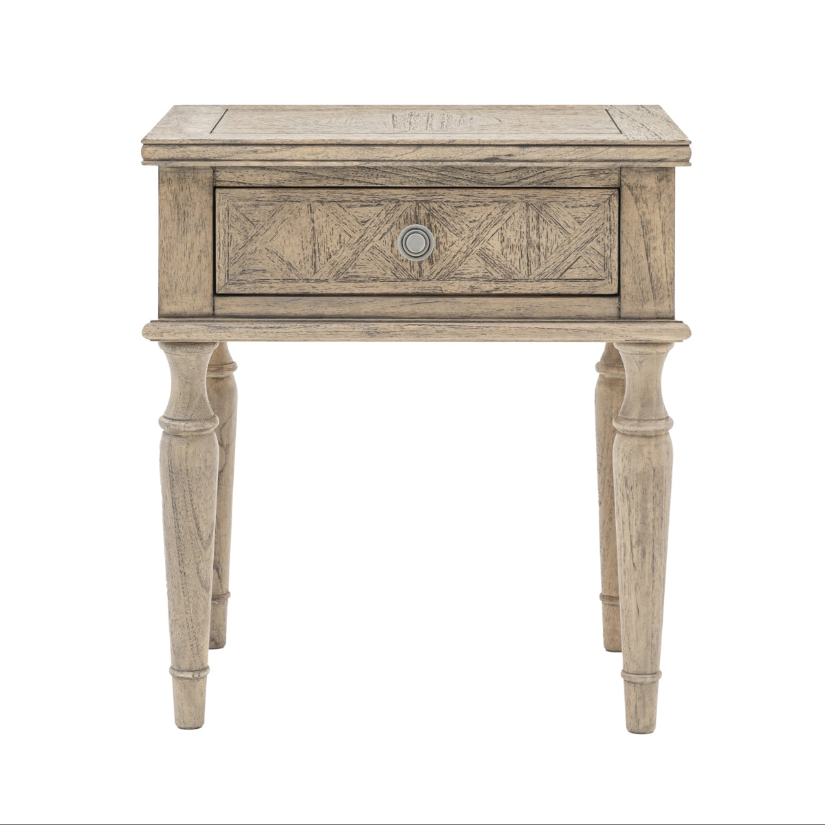 Gallery Direct Mustique 1 Drawer Side Table 500x400x550mm