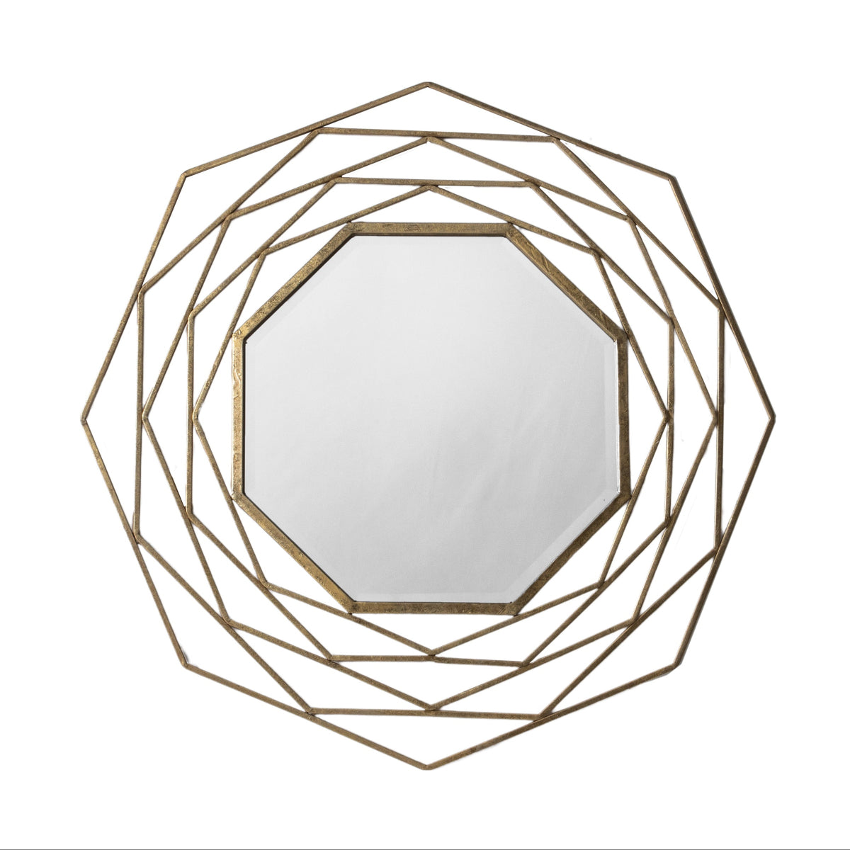 Gallery Direct Estella Mirror Gold 910x910mm
