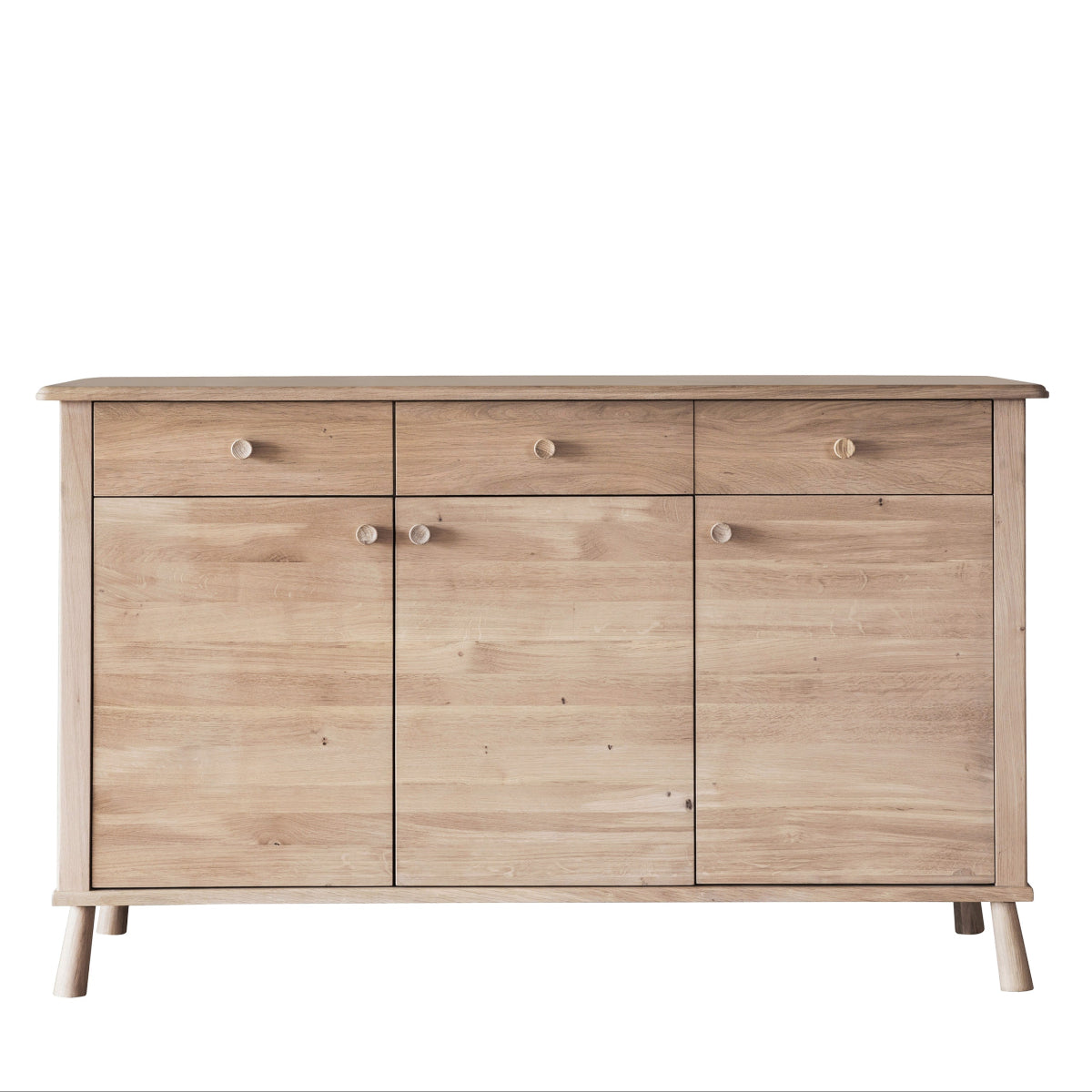 Gallery Direct Wycombe 3 Door 3 Drawer Sideboard 1400x475x850mm