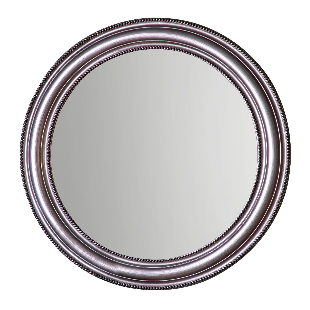 Gallery Direct Guston Round Mirror Pewter