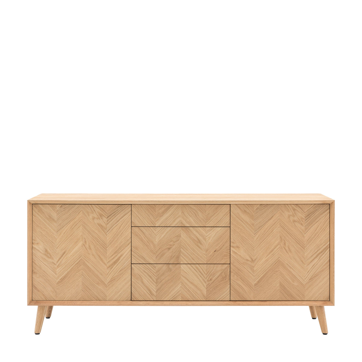 Gallery Direct Milano 2Dr/3Drwr Sideboard 1600x450x700mm