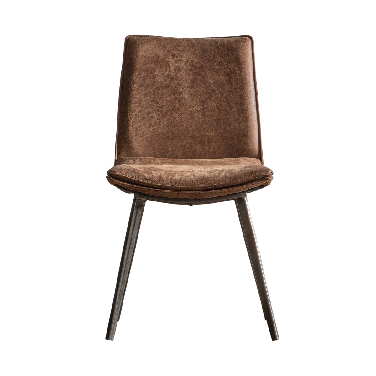 Gallery Direct Hinks Chair Brown (2pk)