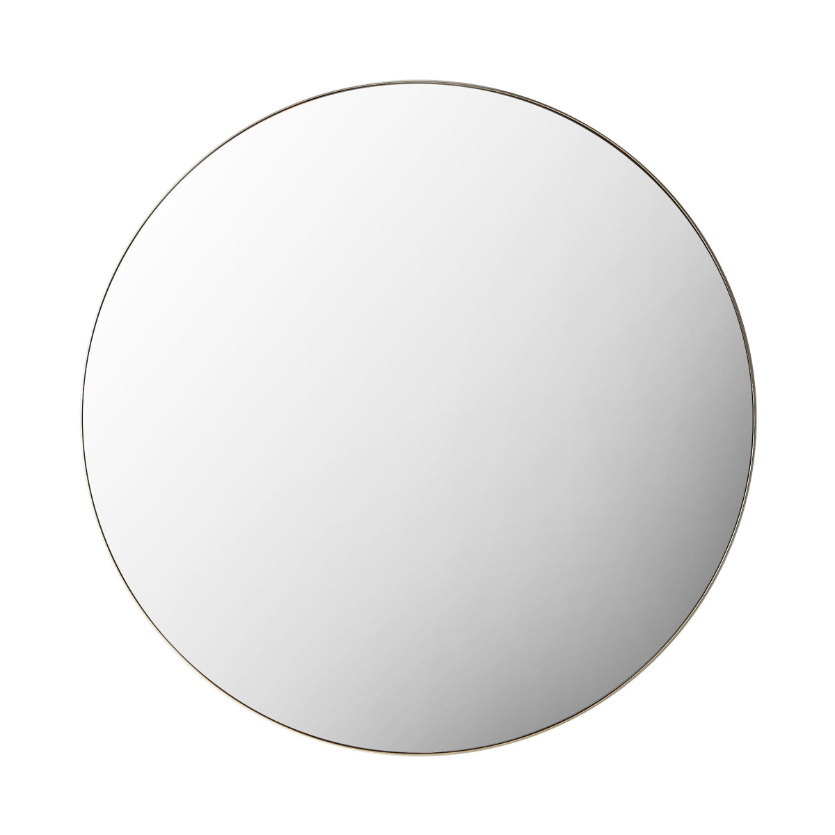 Gallery Direct Hayle Round Mirror Champagne 1000mm
