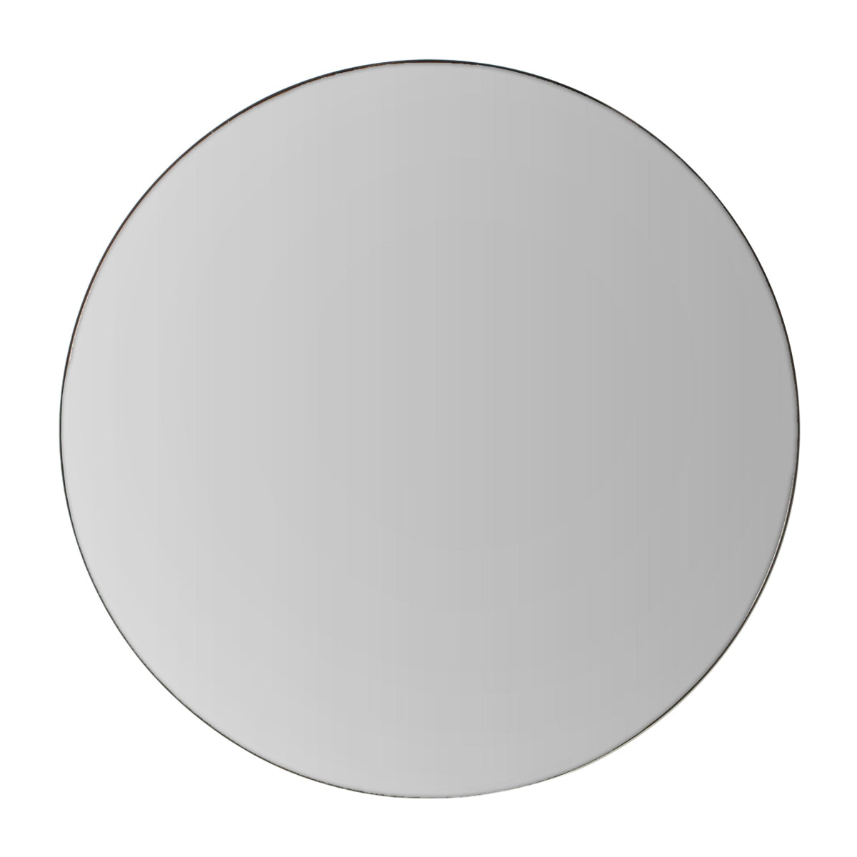 Gallery Direct Hayle Round Mirror Black 1000mm