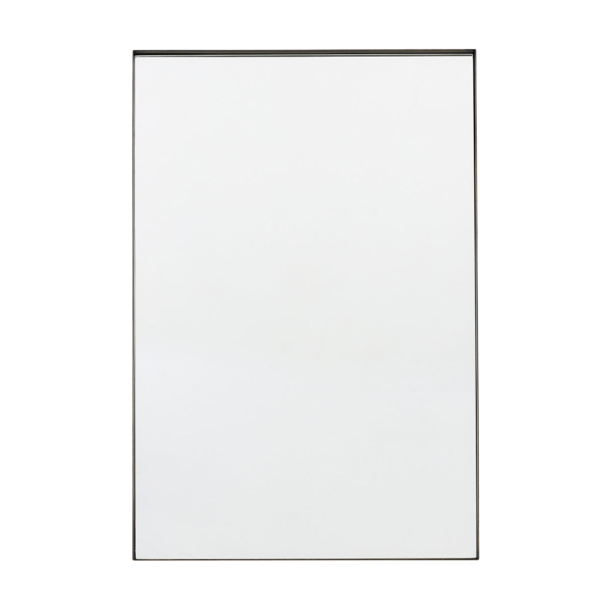 Gallery Direct Hurston Mirror Black 600x30x900mm
