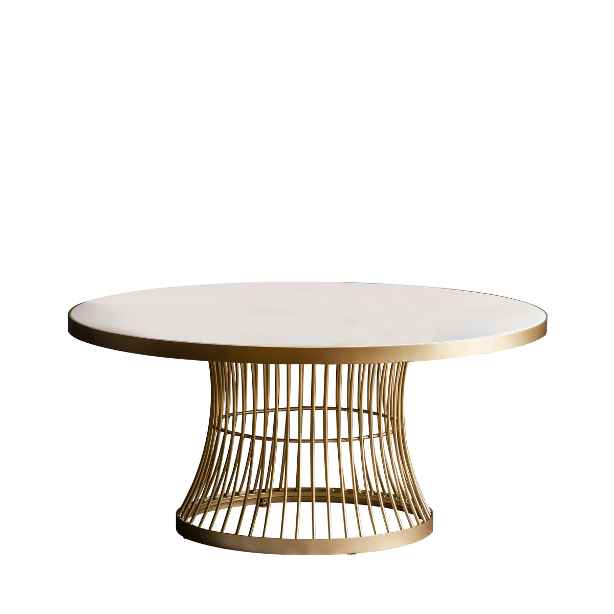 Gallery Direct Pickford Coffee Table Champagne 900x900x420mm