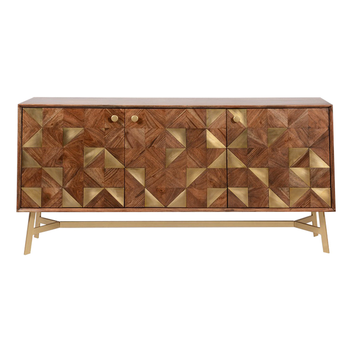Gallery Direct Tate 3 door Sideboard 1420x350x700mm