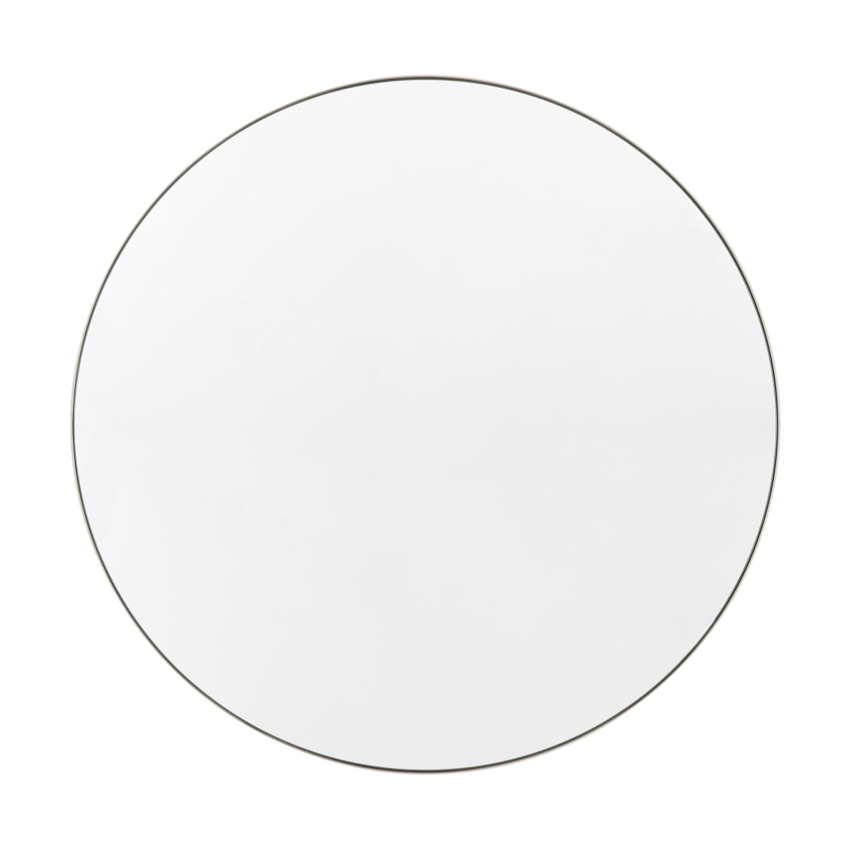Gallery Direct Bowie Round Mirror Silver 800x800mm