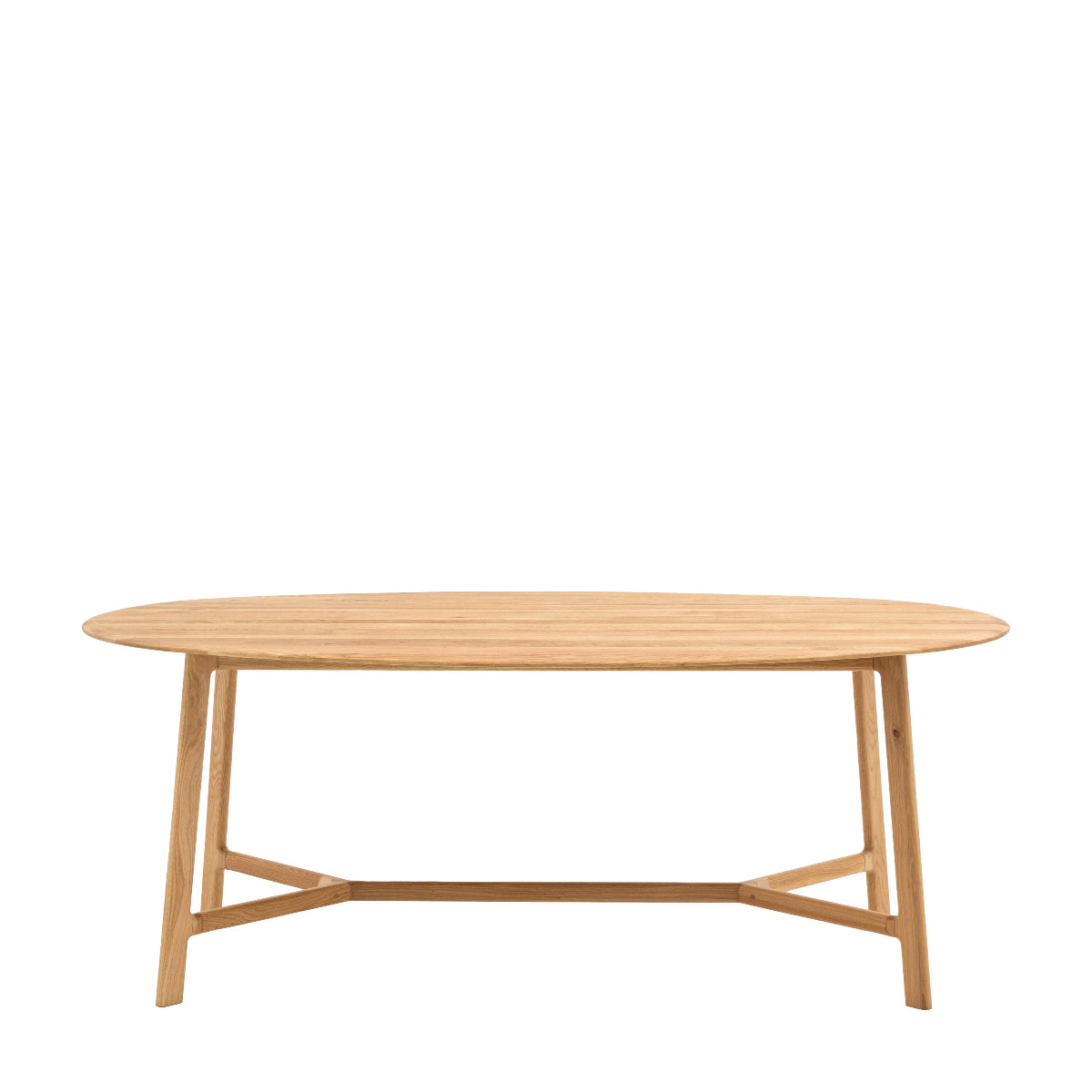 Gallery Direct Madrid Oval Dining Table 1800x1000x760mm