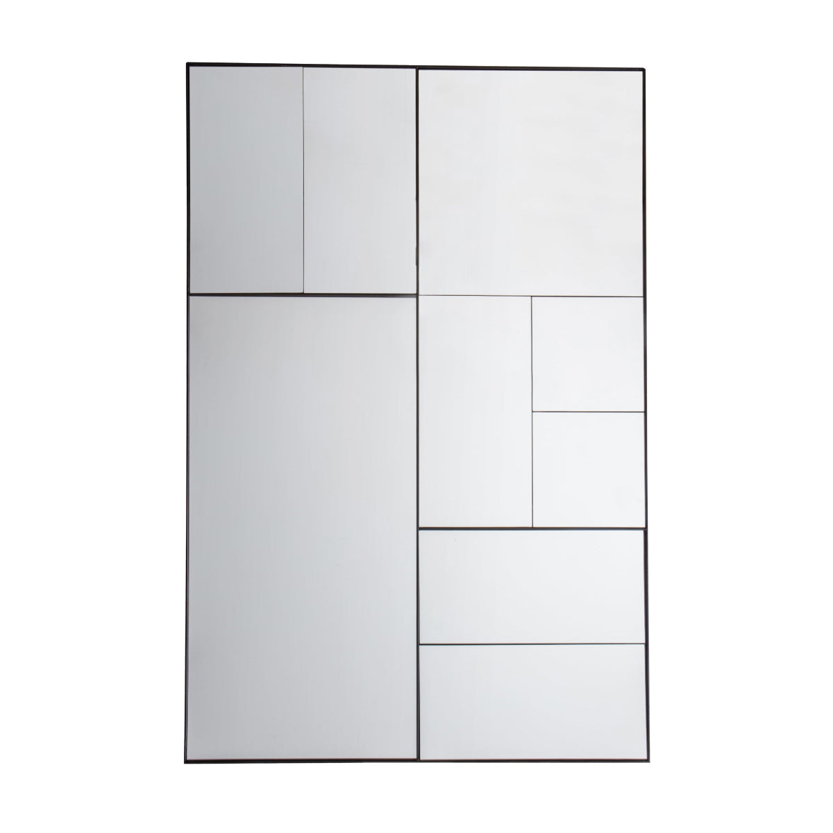 Gallery Direct Broadheath Mirror Black 810x1220mm