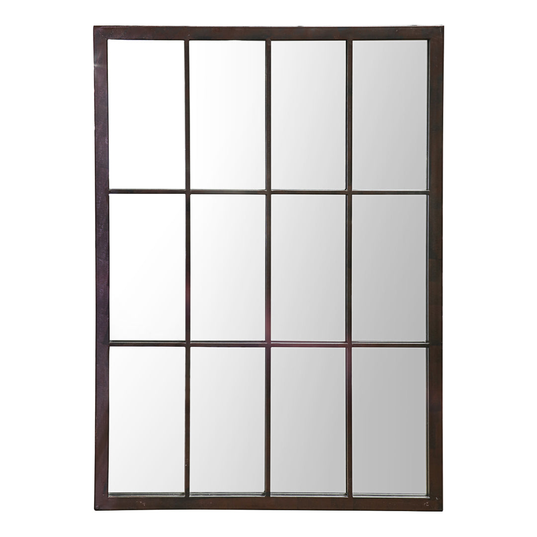 Gallery Direct Zanetti Outdoor Mirror Noir 500x25x700mm