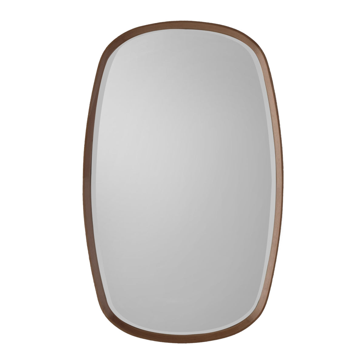 Gallery Direct Keaton Mirror Walnut 900x550mm