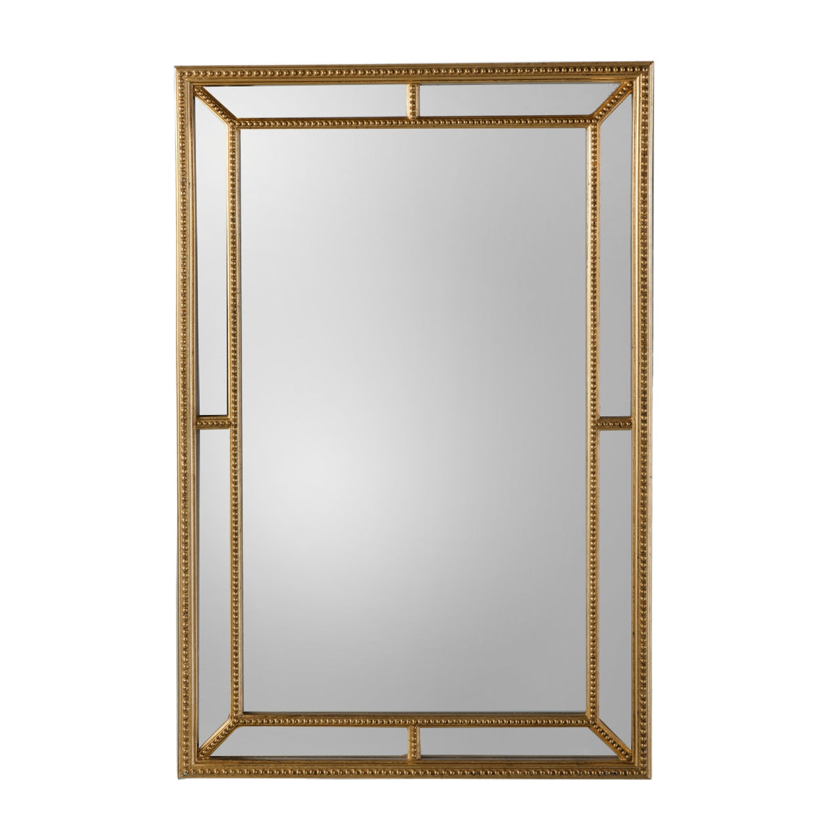 Gallery Direct Sinatra Rectangle Mirror Gold 1210x800mm